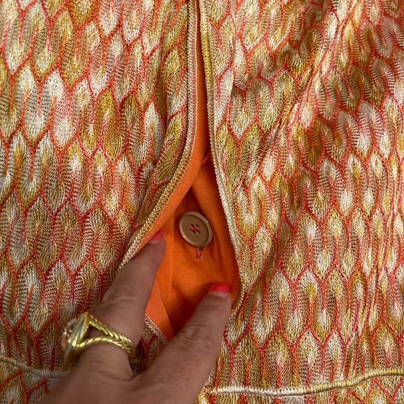 Missoni kimono style dress. Very unusual style. Silk dress worn under. Belted. - Picture 6 of 13